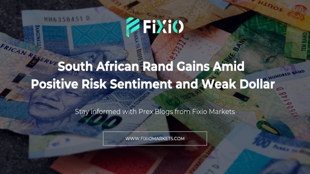 The South African rand gains as risk sentiment improves and the U.S. dollar weakens. Learn about the key factors behind this movement.