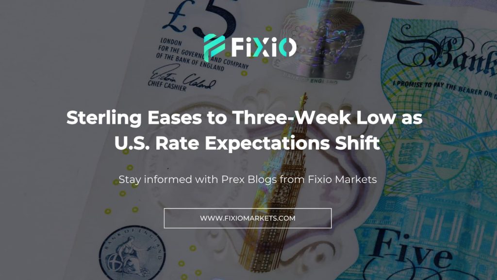 Sterling eases to a three-week low against the dollar as U.S. rate expectations shift. Read the latest analysis on forex trading trends!