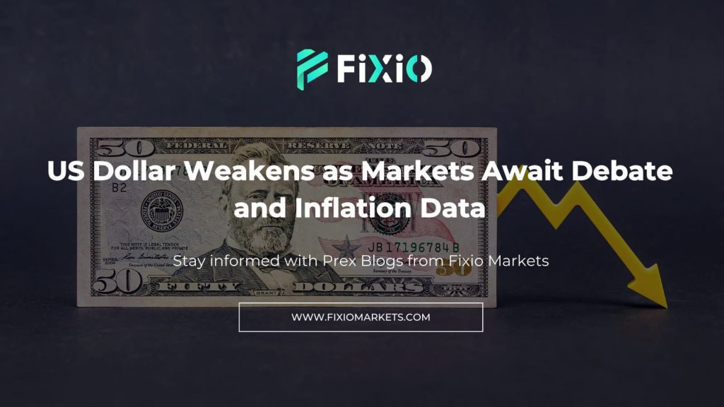 The US dollar weakens as markets anticipate inflation data and a presidential debate. Discover more Forex insights and analysis here!