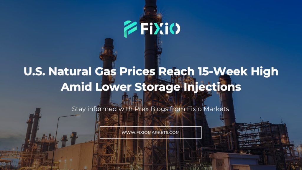 U.S. natural gas prices reach a 15-week high due to reduced storage injections and rising demand. Learn more about market trends.