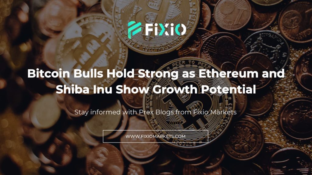 Bitcoin bulls hold strong above key levels. Shiba Inu targets $0.00002, while Ethereum nears a critical level at $2,638.