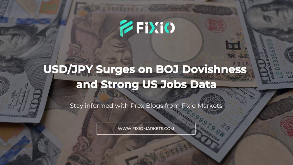 USD/JPY surges nearly 2% as dovish BOJ comments and strong US jobs data drive the rally. Find out the latest technical outlook and analysis.