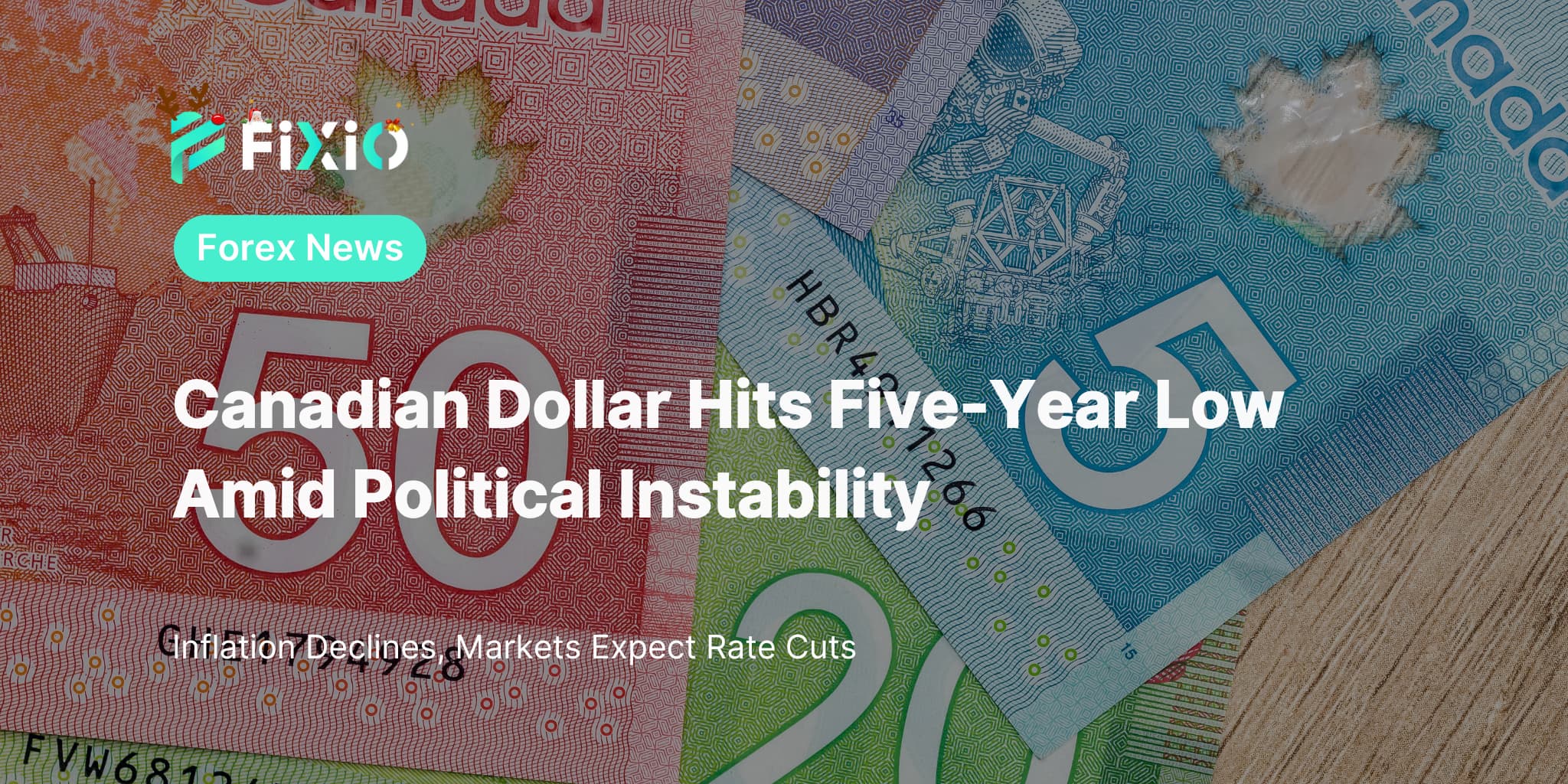 Canadian Dollar Hits Five-Year Low Amid Political Instability