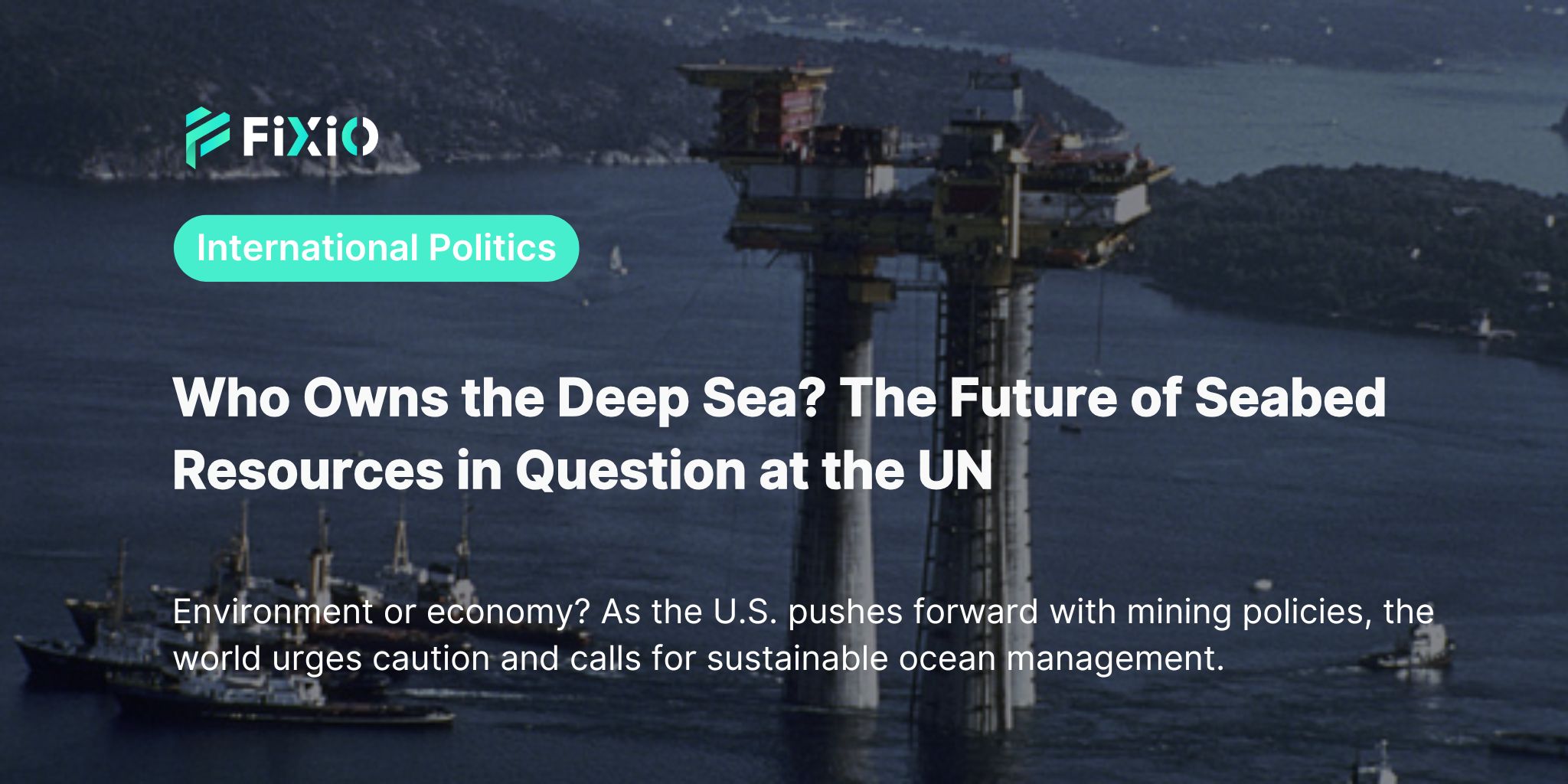 United Nations Ocean Conference 2025 | Focus on Balance Between Deep-Sea Resources and the Environment