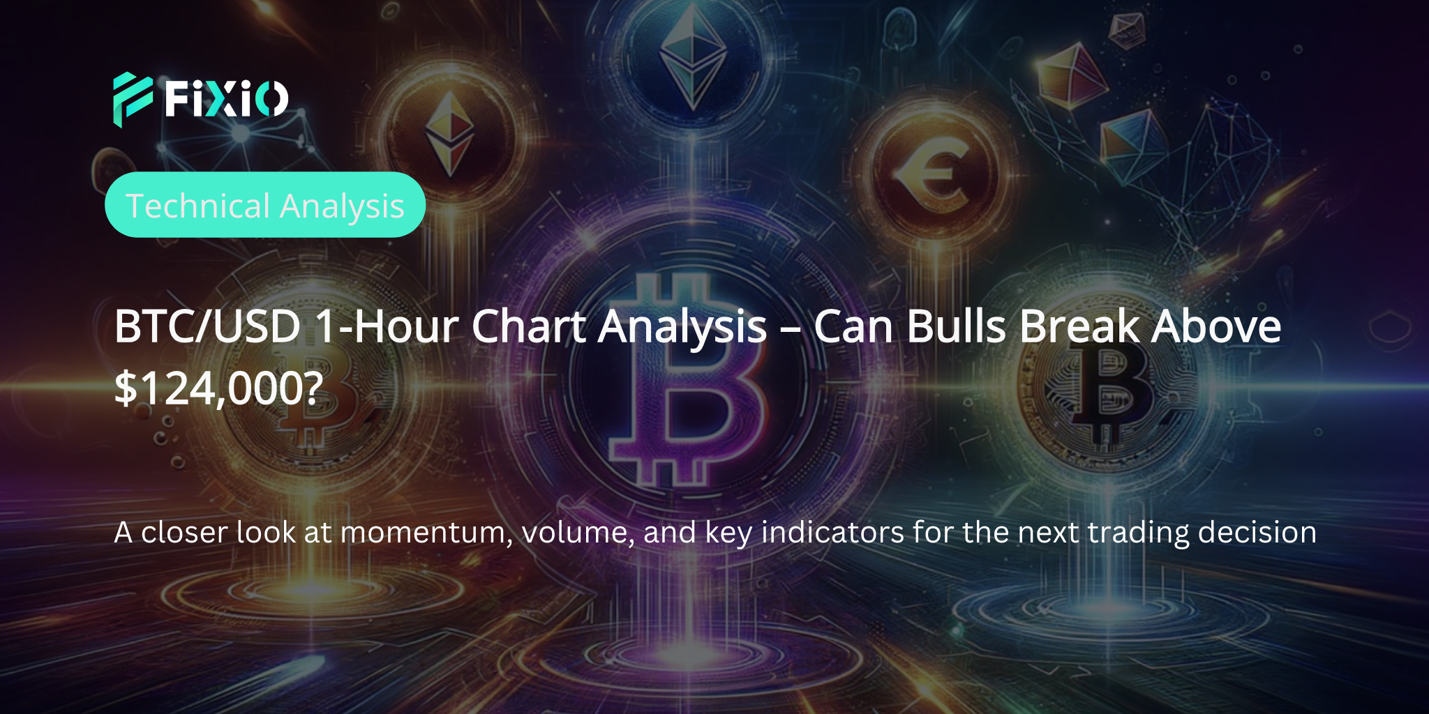 BTC/USD Technical Analysis (1-Hour Chart): Approaching $124,000 – Will Bullish Momentum Continue?