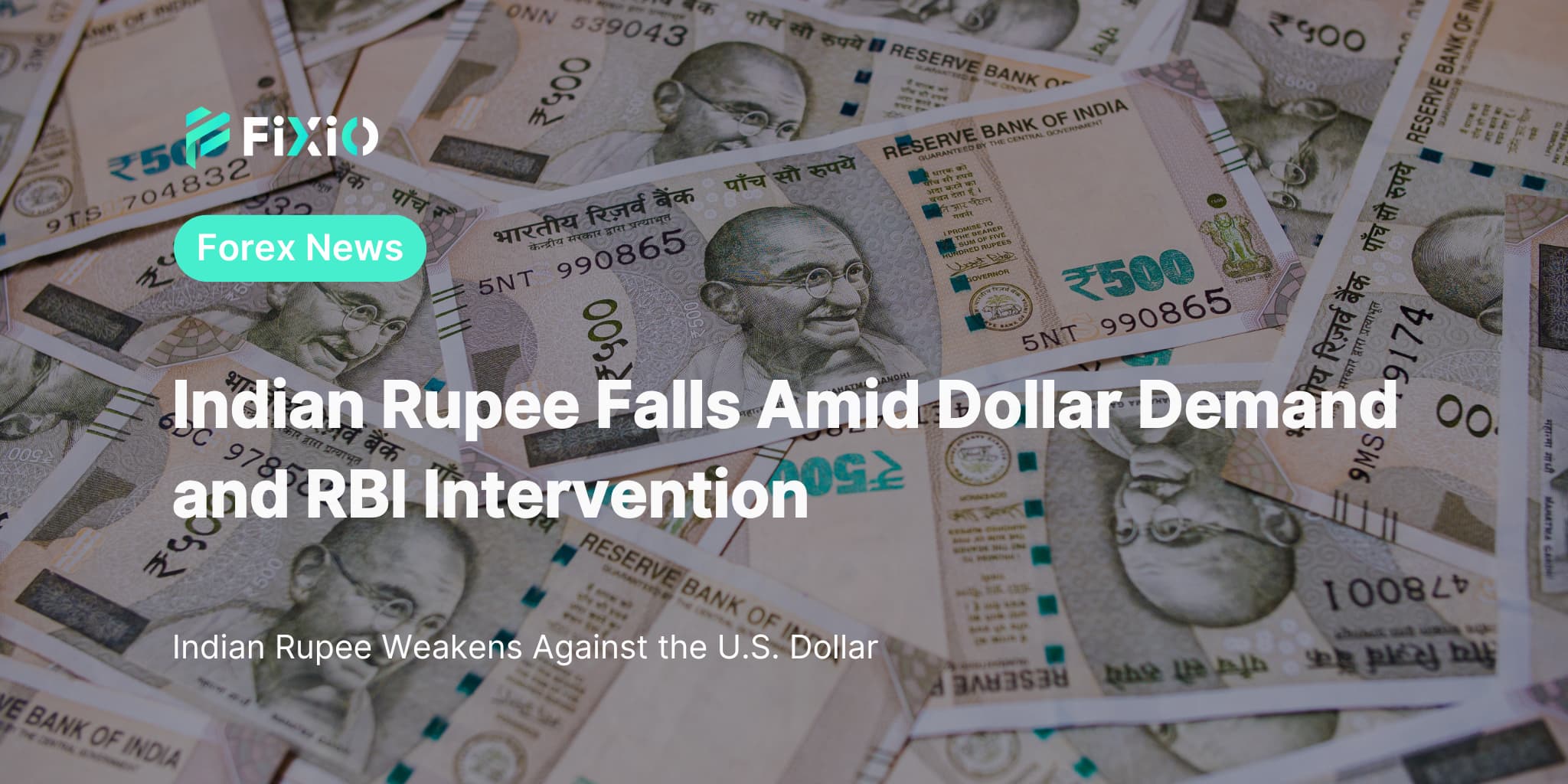 Indian Rupee Falls Amid Dollar Demand and RBI Intervention