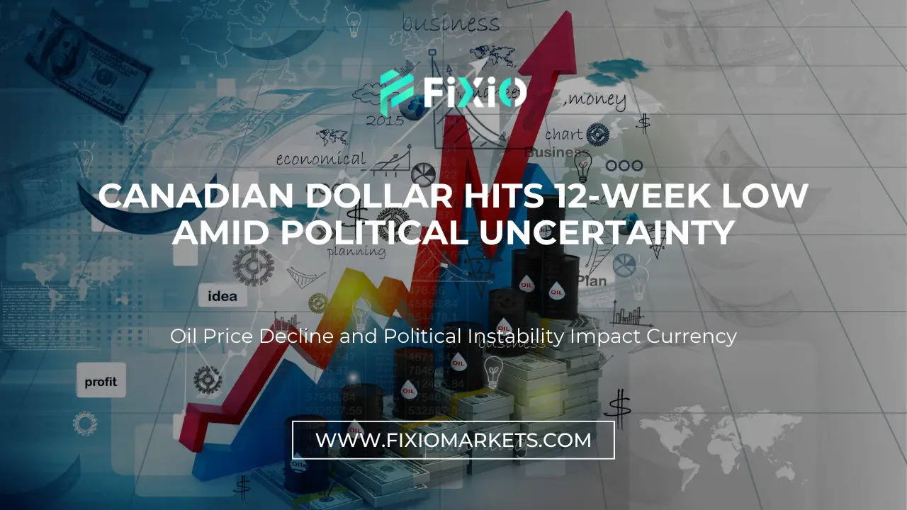 Canadian Dollar Hits 12-Week Low Amid Political Uncertainty