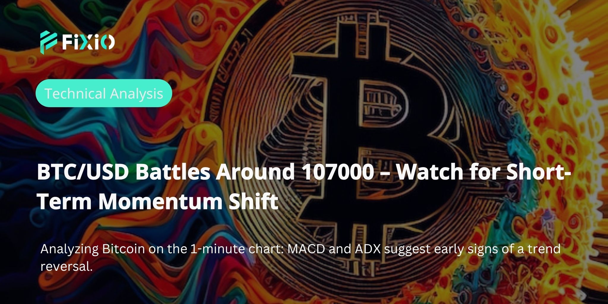 BTC/USD Short-Term Analysis | 107000 Level Battle and Potential Momentum Shift [1-Minute Chart Trend Insight]