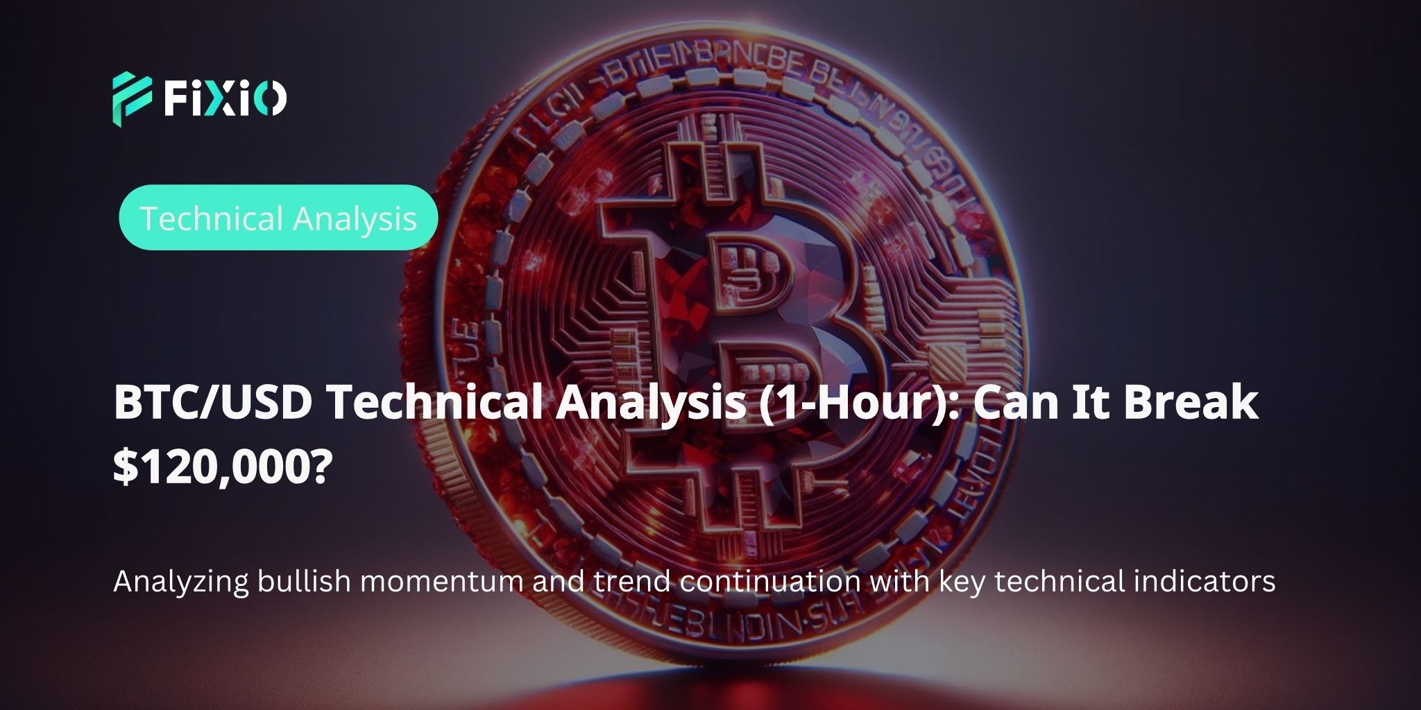 BTC/USD Technical Analysis (1-Hour Chart): Bullish Momentum Continues Toward $120,000