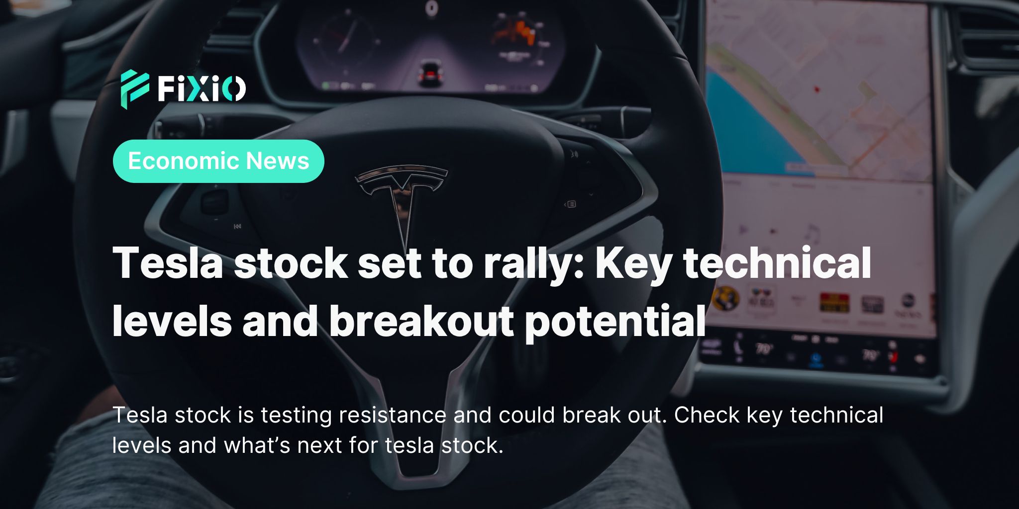 Tesla stock set to rally: Key technical levels and breakout potential