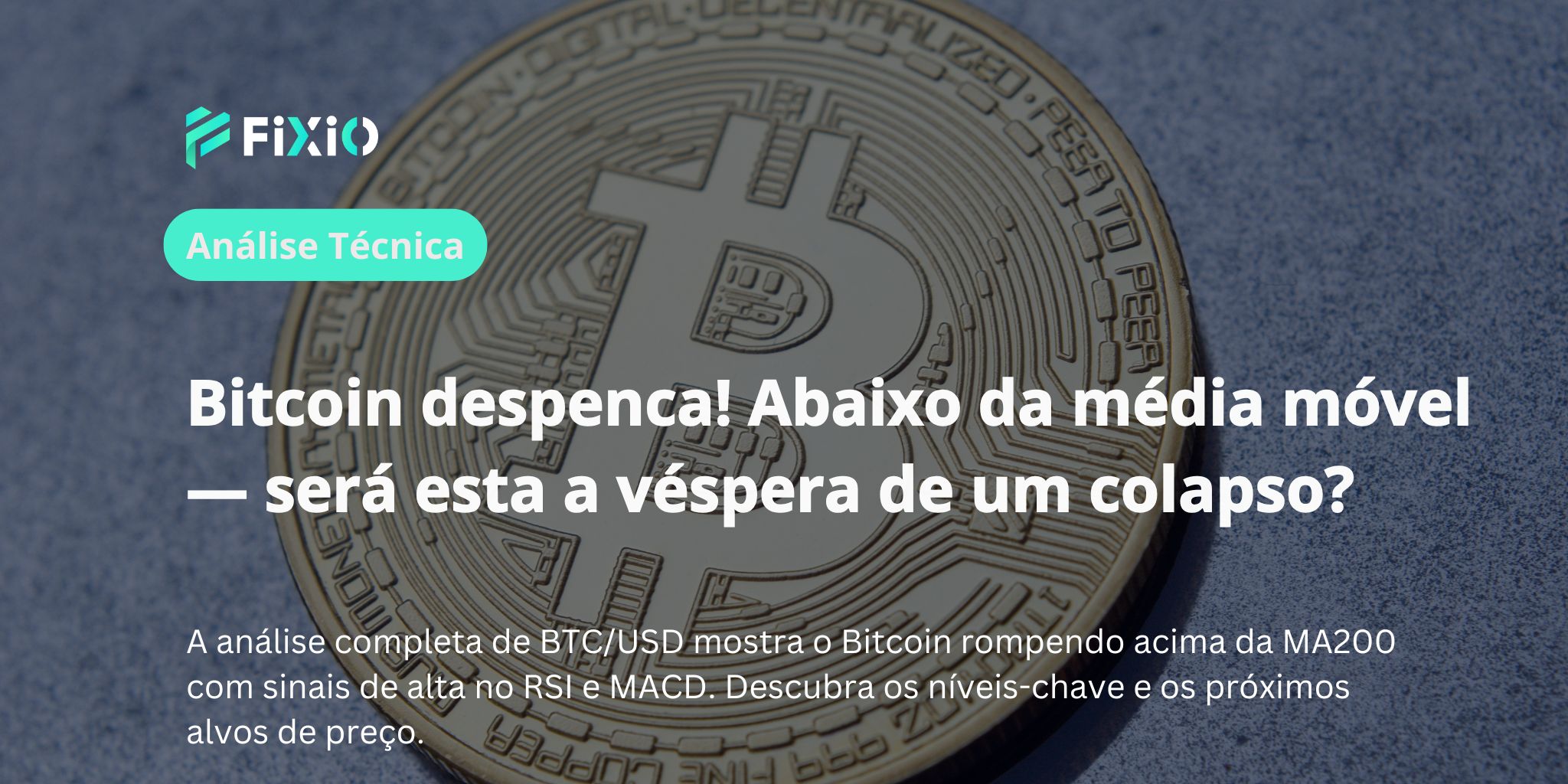 BTC/USD entra em zona de perigo! O que os gráficos revelam sobre a ‘cadeia de quedas’?