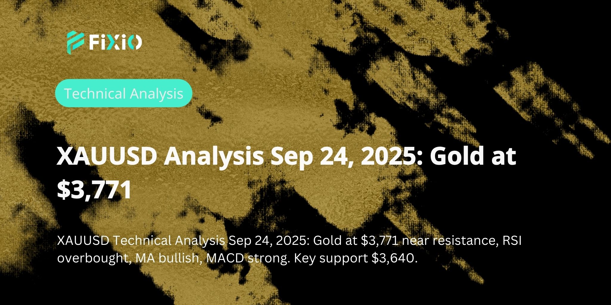 XAUUSD Analysis Sep 24, 2025: Gold at $3,771