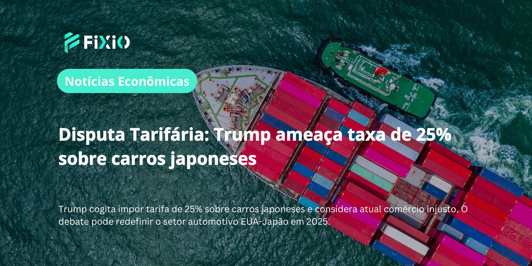 Disputa Tarifária: Trump ameaça taxa de 25% sobre carros japoneses