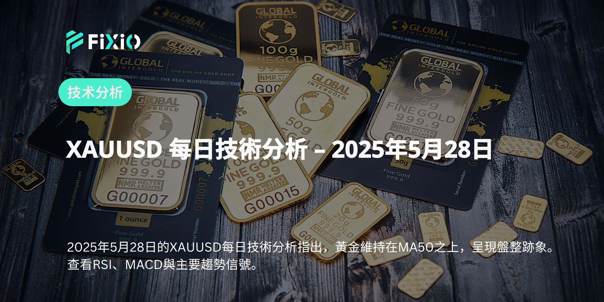 XAUUSD 每日技術分析 – 2025年5月28日