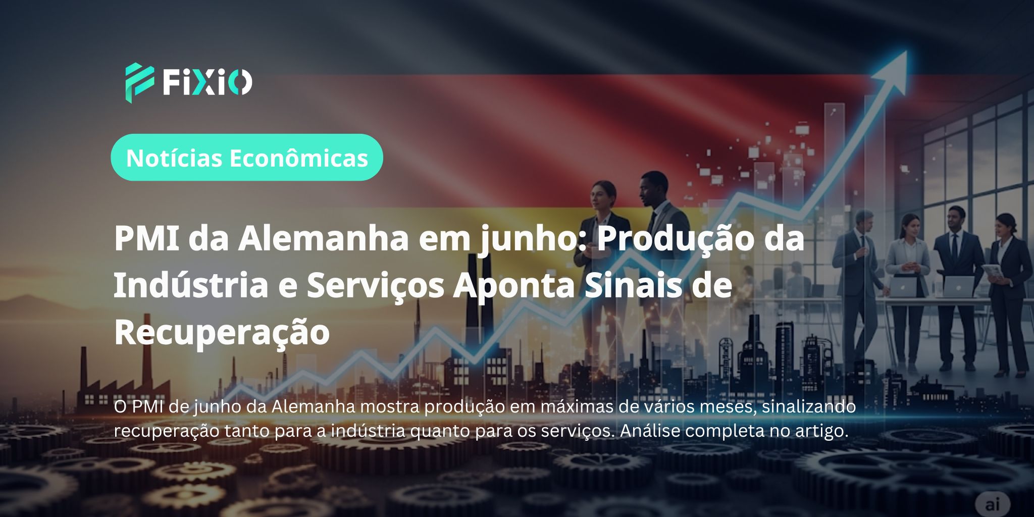 PMI da Alemanha em junho: Produção da Indústria e Serviços Aponta Sinais de Recuperação