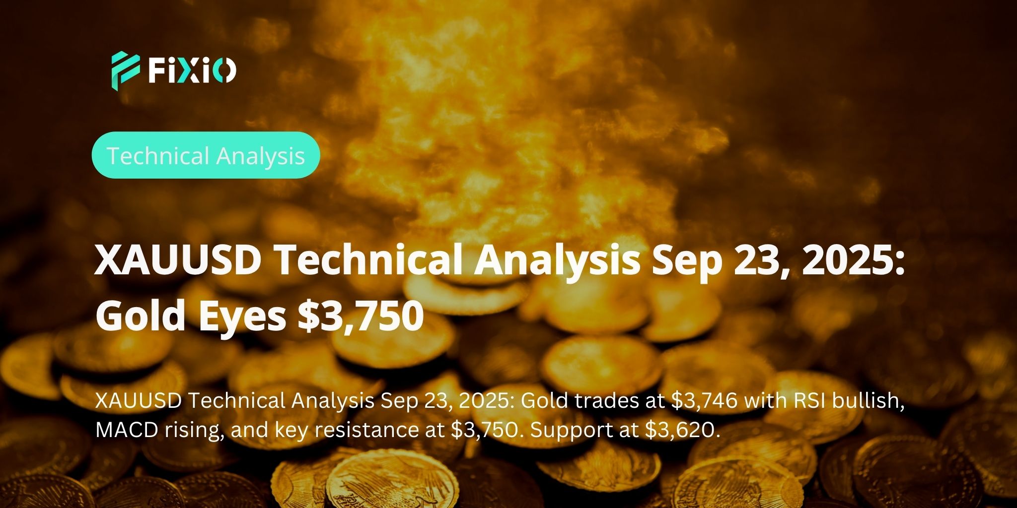 XAUUSD Technical Analysis Sep 23, 2025: Gold Eyes $3,750