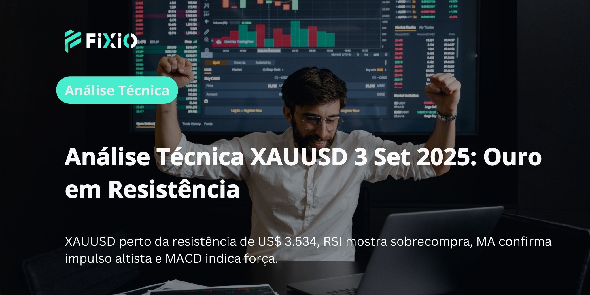 Análise Técnica XAUUSD 3 Set 2025: Ouro em Resistência