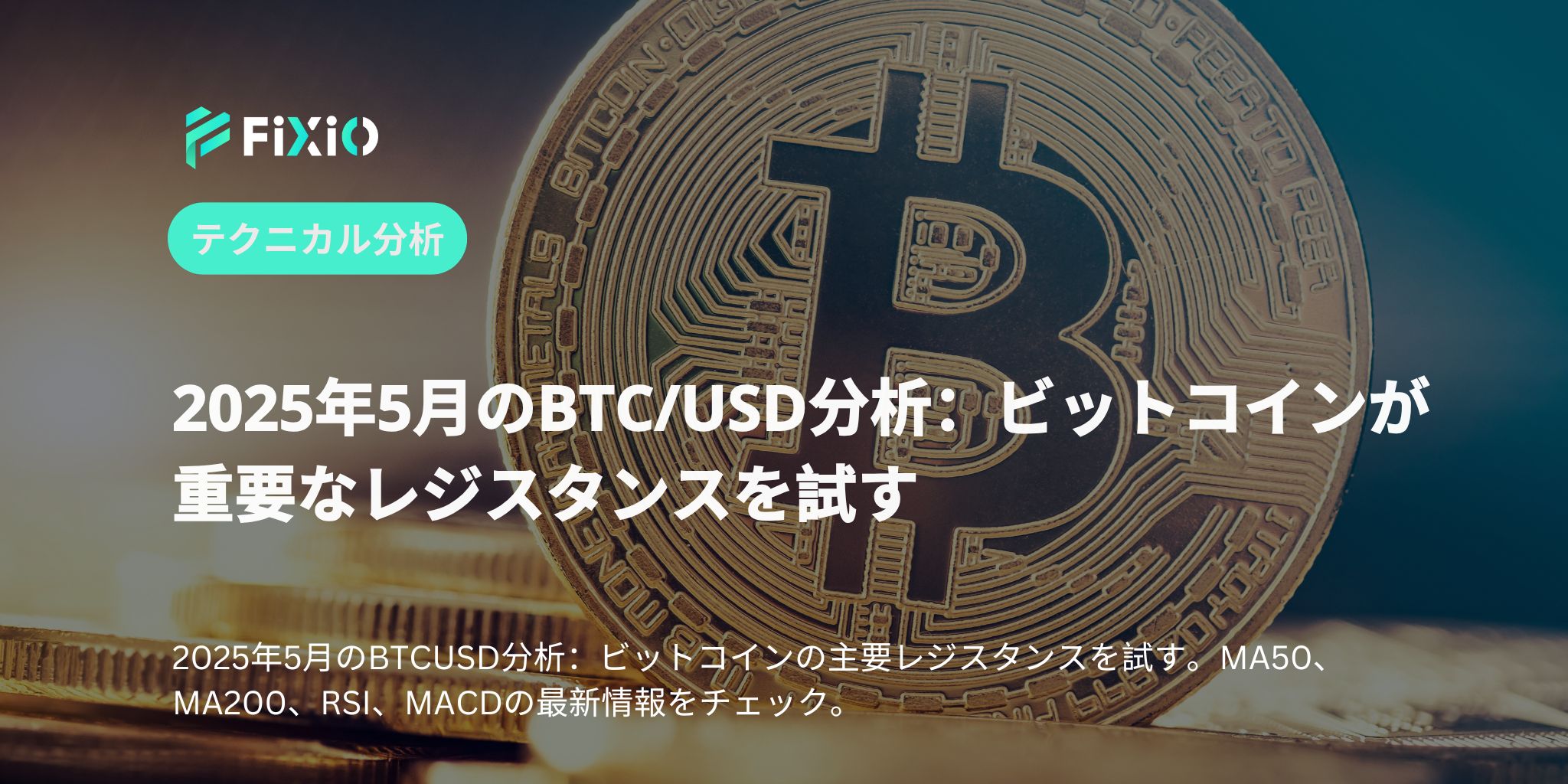 BTC/USD分析（2025年5月2日）：ビットコインが重要なレジスタンスを試す
