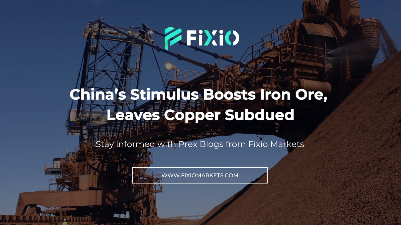 China’s Stimulus Boosts Iron Ore, Leaves Copper Subdued