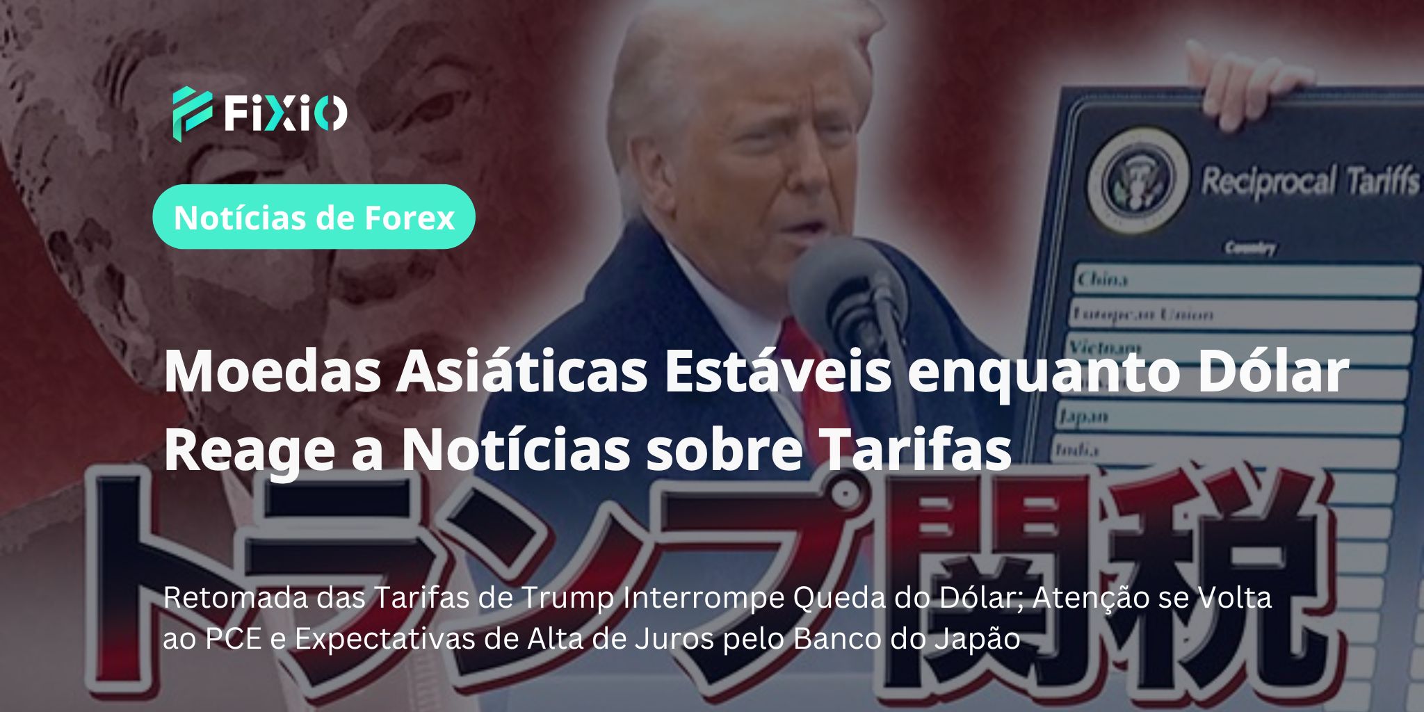 Moedas Asiáticas Estáveis com Tarifas de Trump; PCE em Destaque