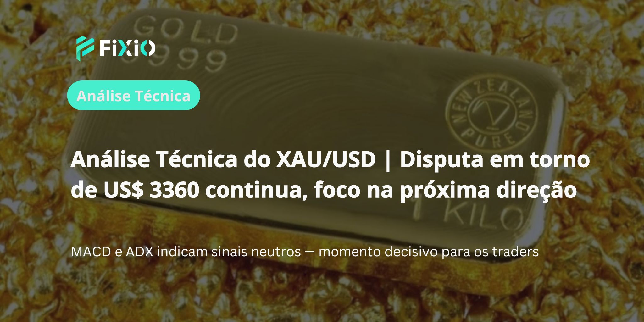 Análise Técnica de XAU/USD (Gráfico de 1 Hora): Disputa em torno de US$ 3360 — Sinais de Reversão de Tendência?