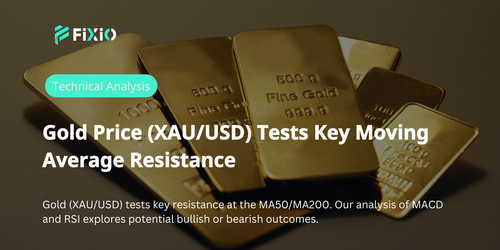 Gold Price (XAU/USD) Tests Key Moving Average Resistance