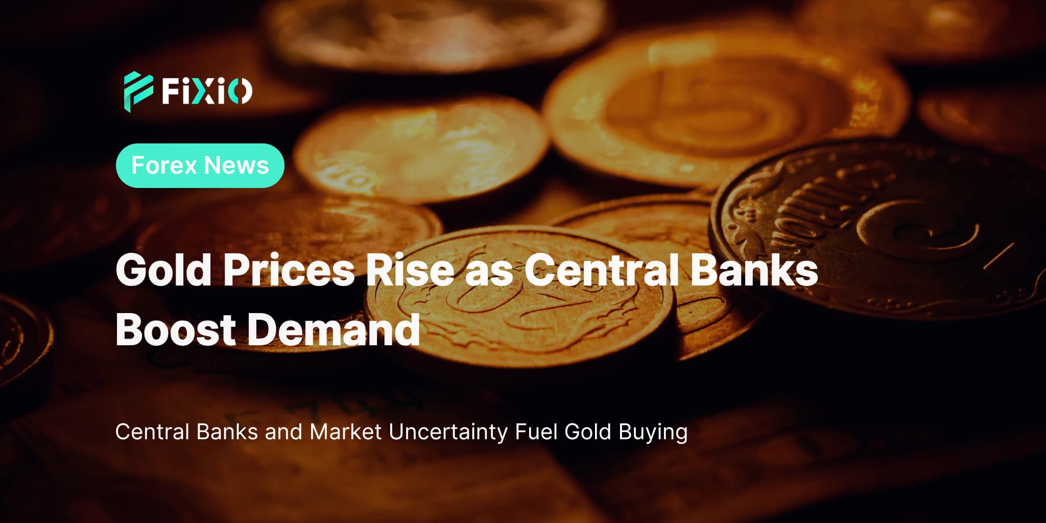 Gold Prices Rise as Central Banks Boost Demand