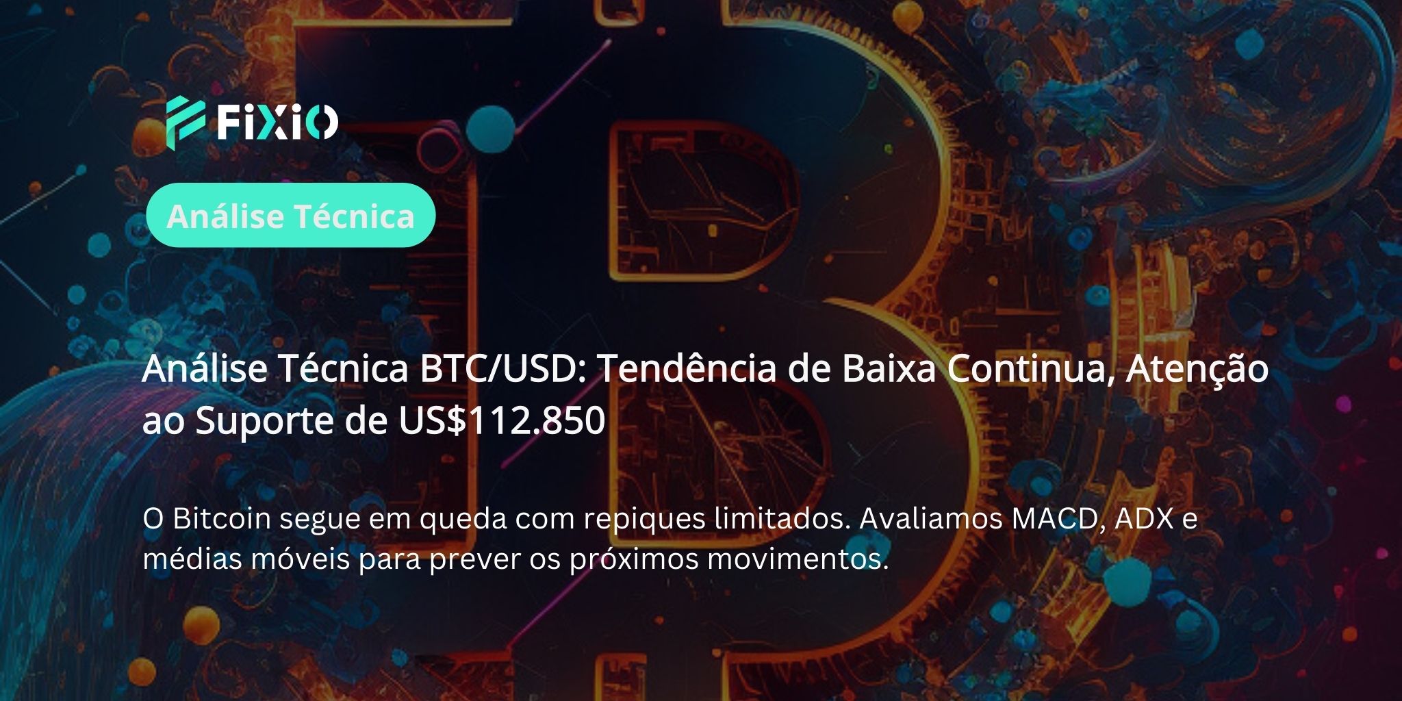 Análise Técnica BTC/USD (Gráfico de 1 Hora): Continuação da Tendência de Baixa, Atenção ao Suporte