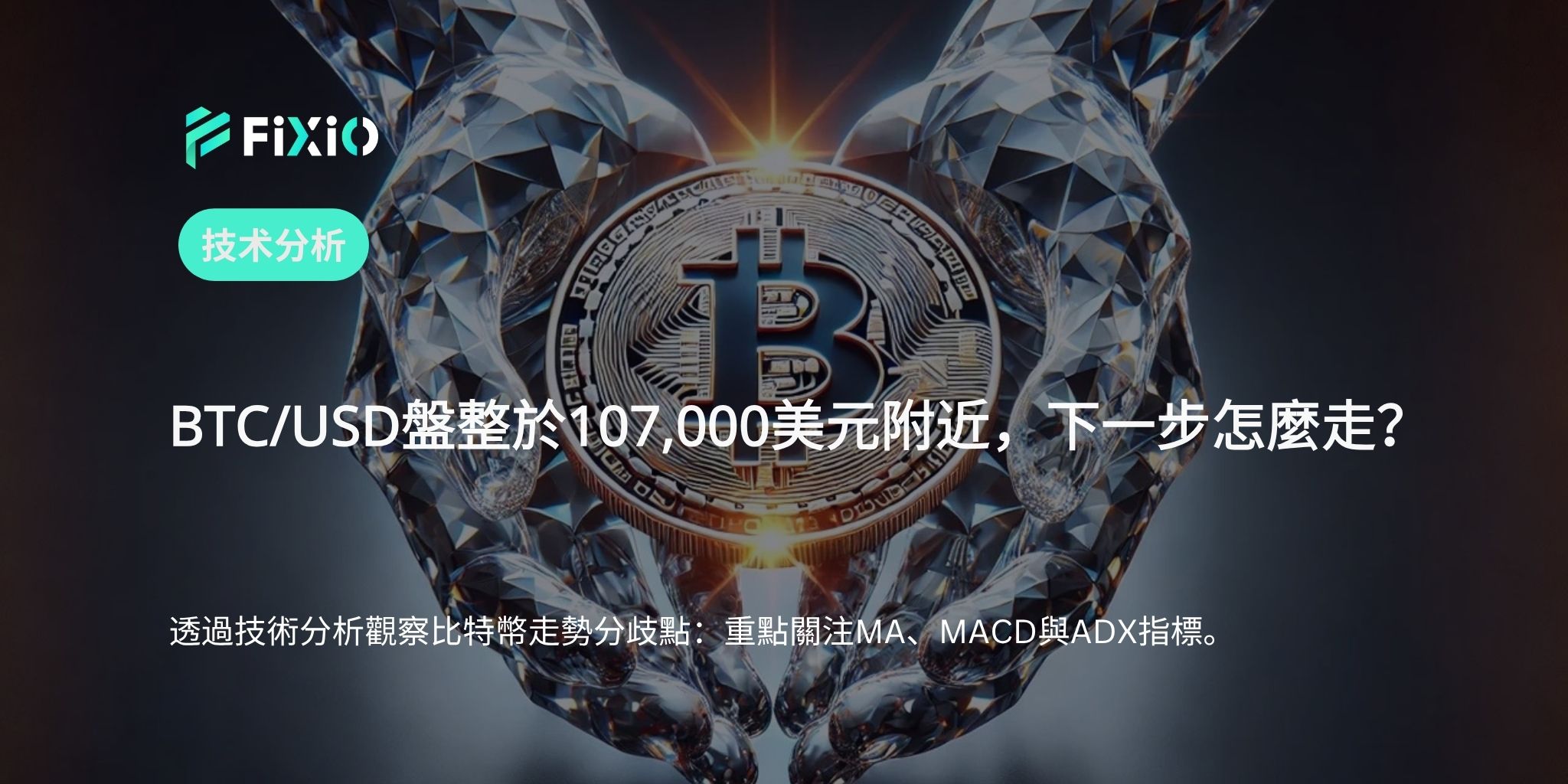 BTC/USD 技術分析（1小時圖）：107,500美元關口攻防，升勢能否持續？