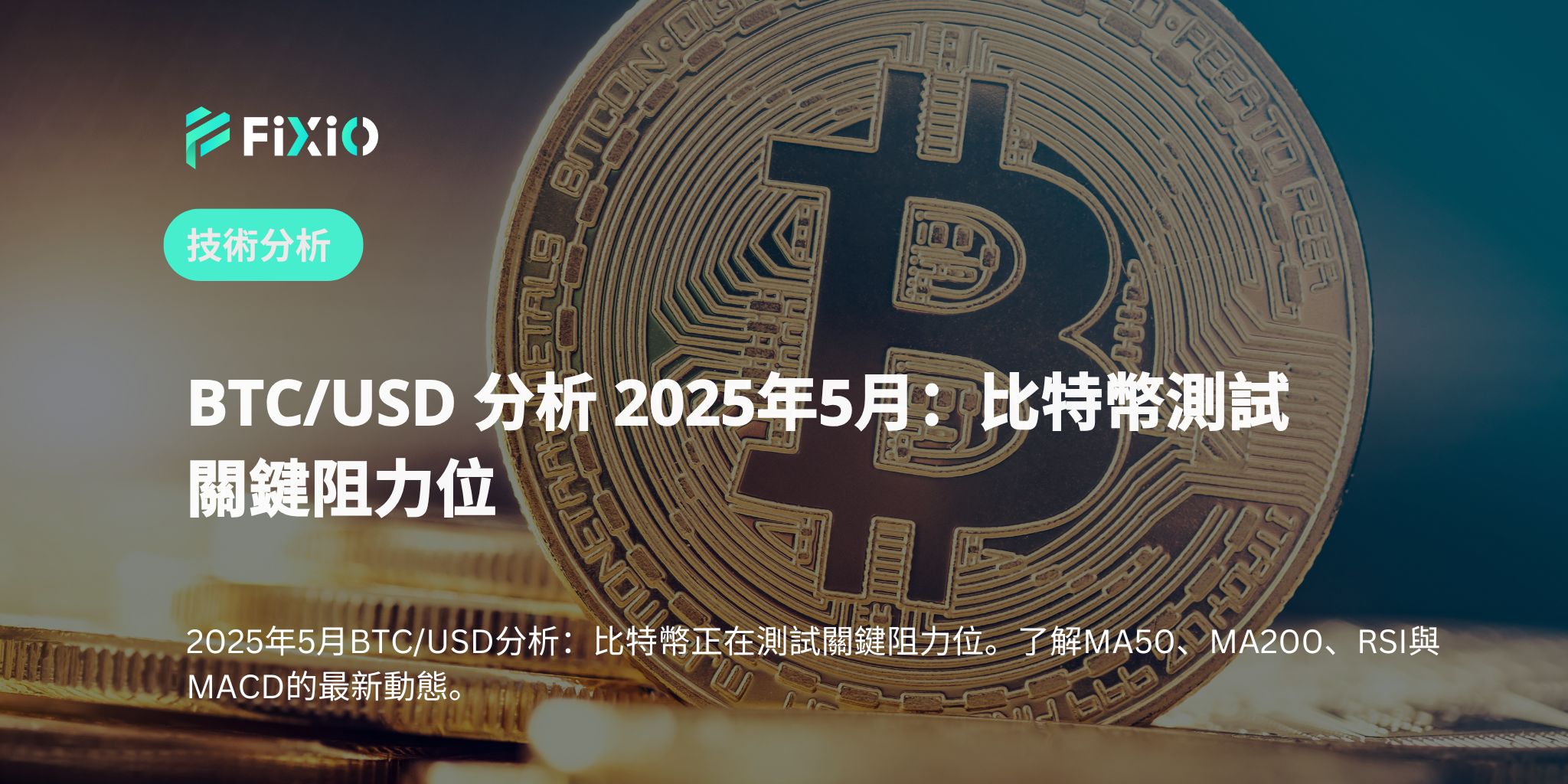BTC/USD 分析－2025年5月2日：比特幣測試關鍵阻力位