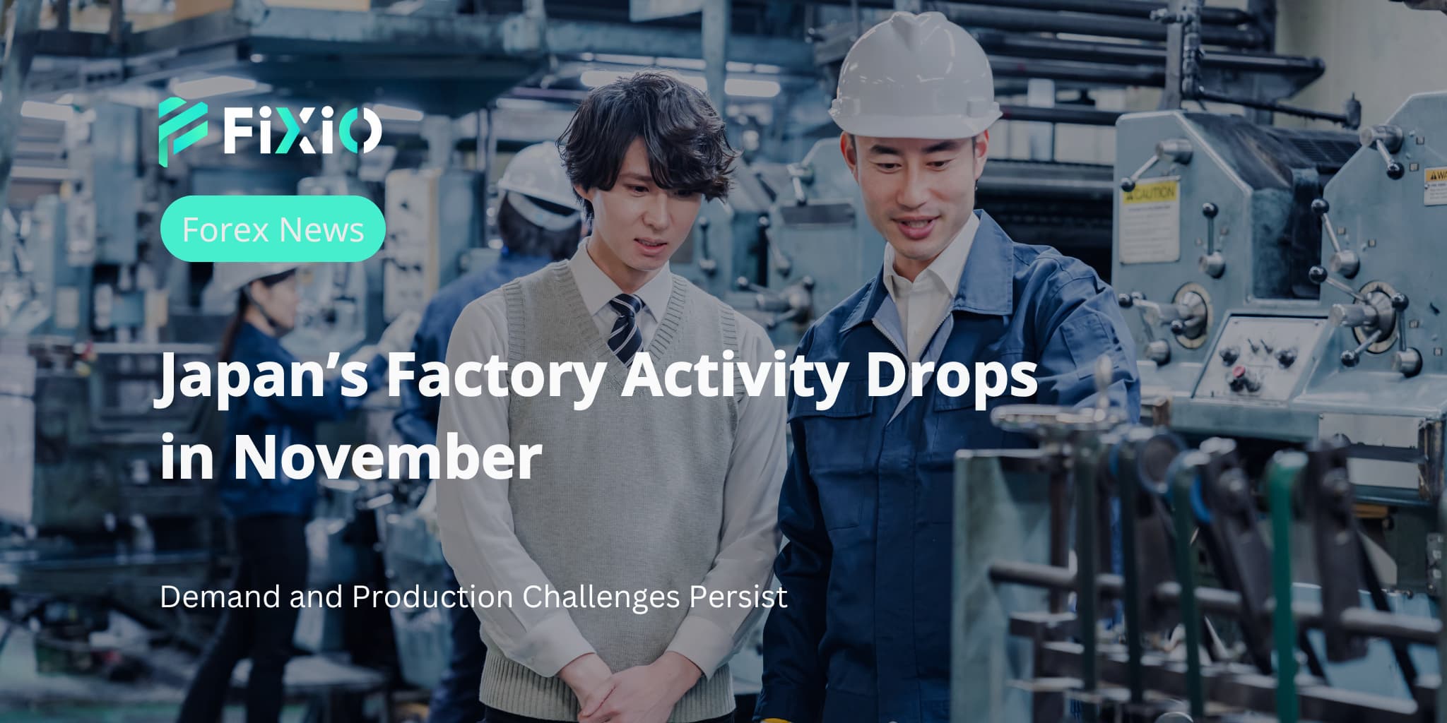 Japan’s Factory Activity Drops in November