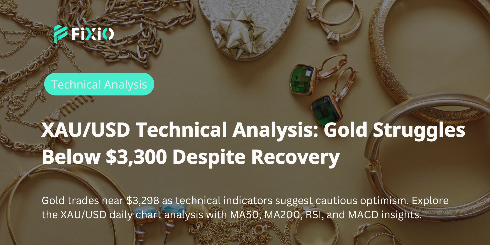 XAU/USD Technical Analysis: Gold Struggles Below $3,300 Despite Recovery
