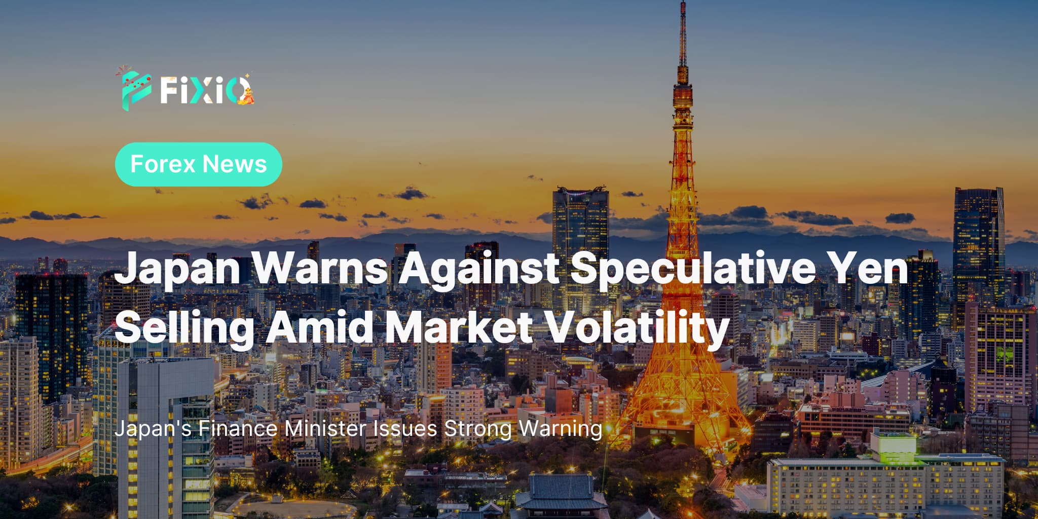 Japan Warns Against Speculative Yen Selling