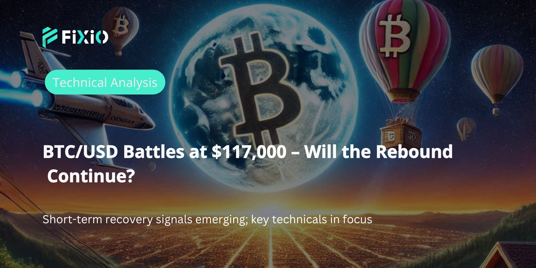 BTC/USD Technical Analysis (1-Hour Chart): Battle at $117,000, Is the Rebound Sustainable?
