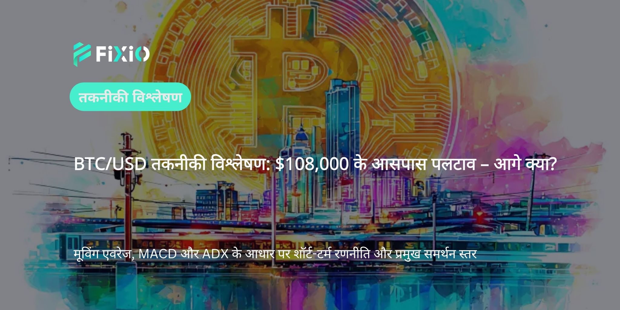 BTC/USD तकनीकी विश्लेषण (1-घंटे का चार्ट): $108,000 के स्तर पर स्थिरता, अगला लक्ष्य क्या है?