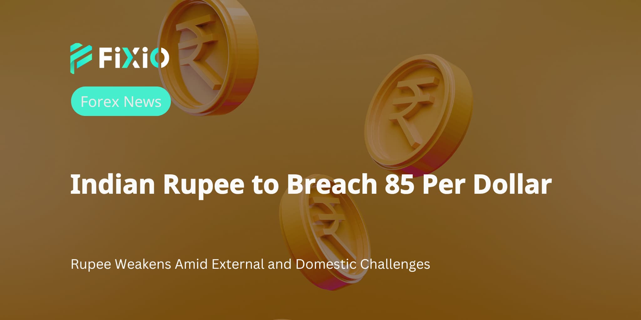 Indian Rupee is Forecasted to Breach 85 Per Dollar