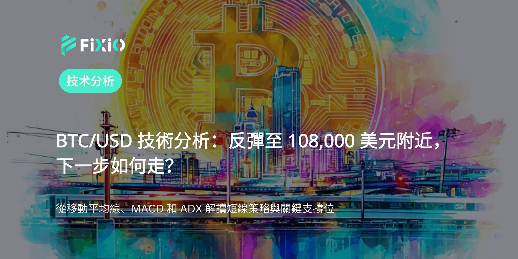 BTC/USD 技術分析（1小時圖）：穩守在108,000美元區間，下一個目標是？