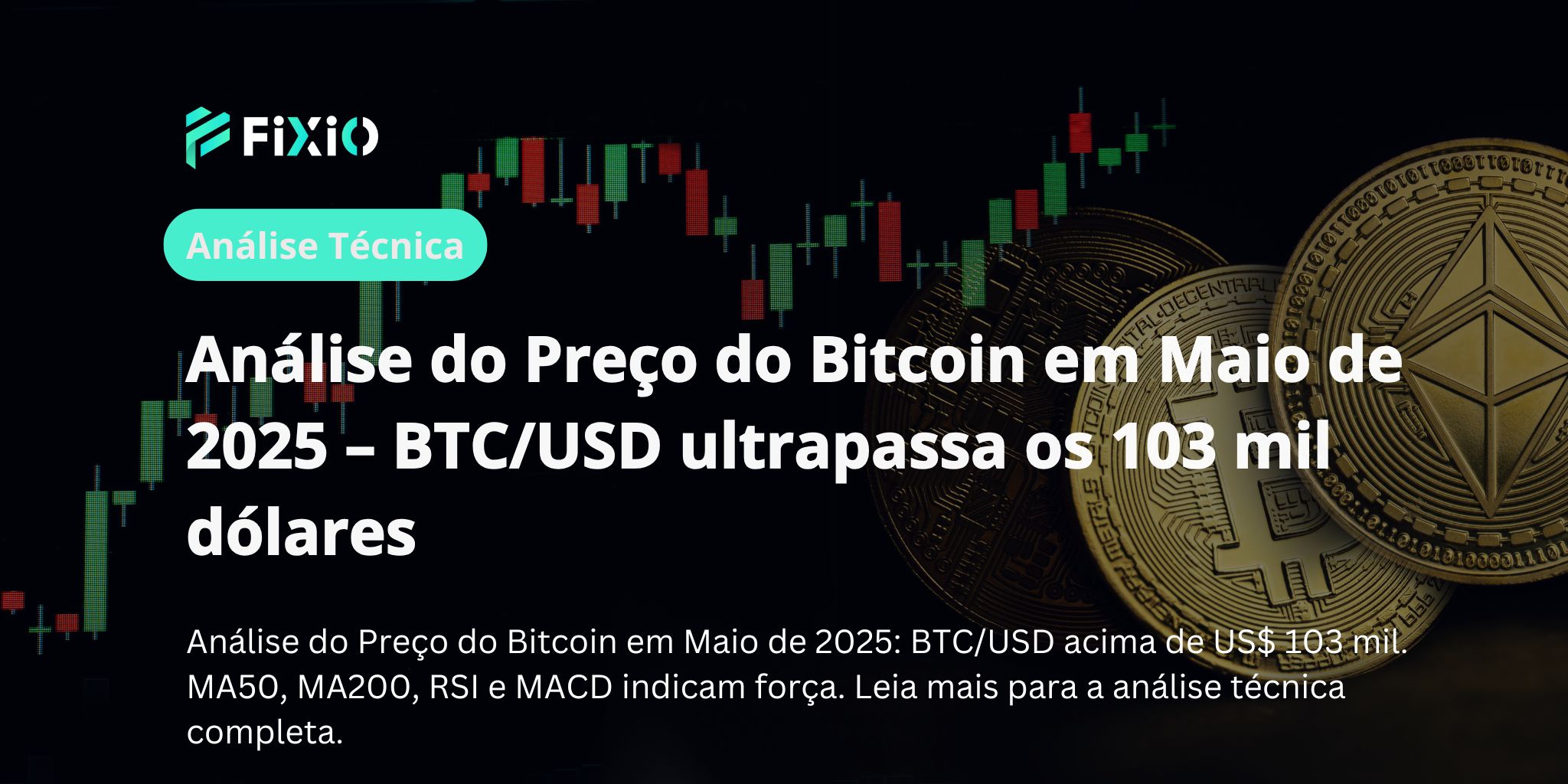 Análise do Preço do Bitcoin em Maio de 2025 – BTC/USD ultrapassa os 103 mil dólares