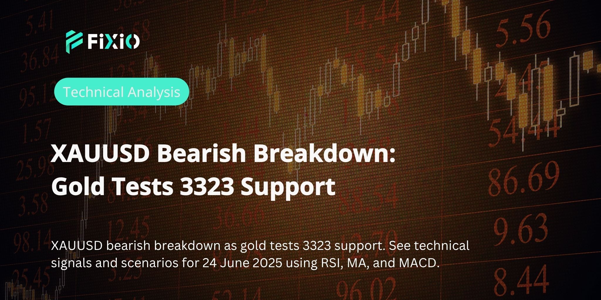 XAUUSD Bearish Breakdown: Gold Tests 3323 Support