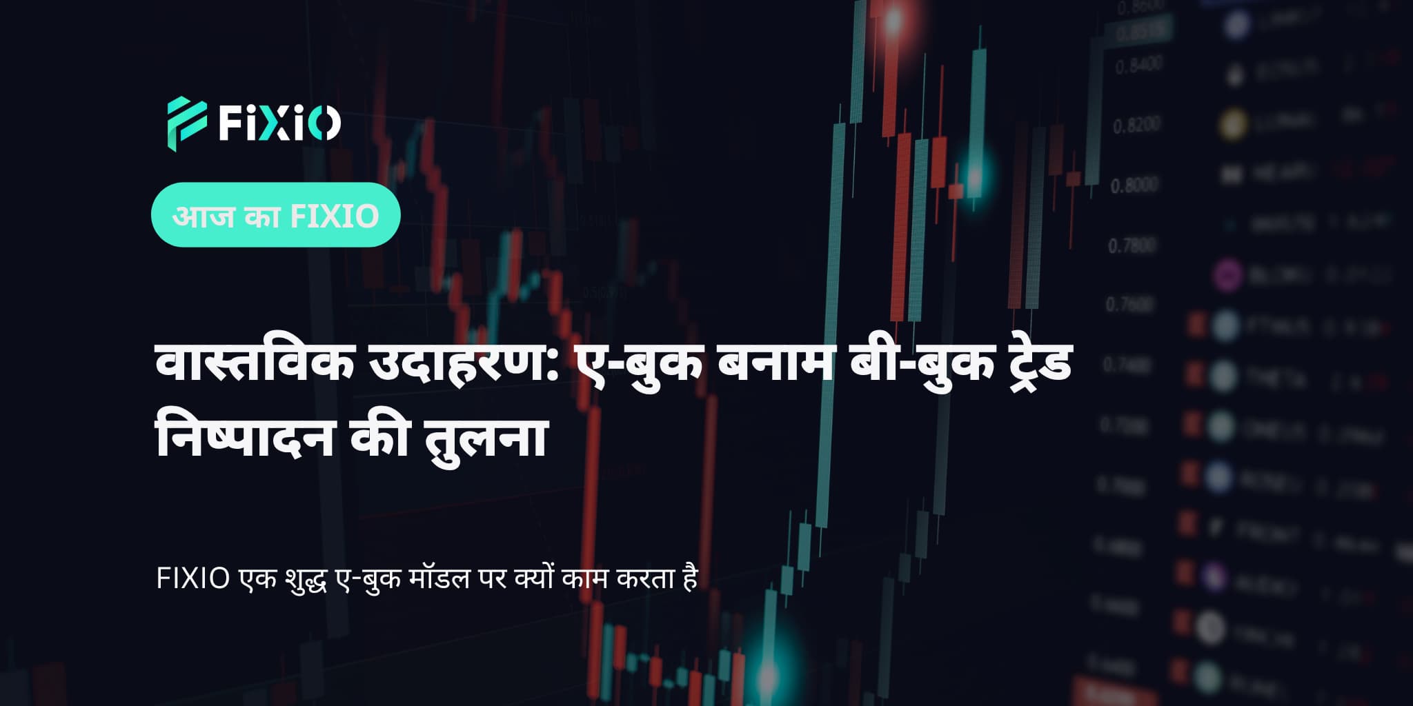 वास्तविक उदाहरण: ए-बुक बनाम बी-बुक ट्रेड निष्पादन की तुलना