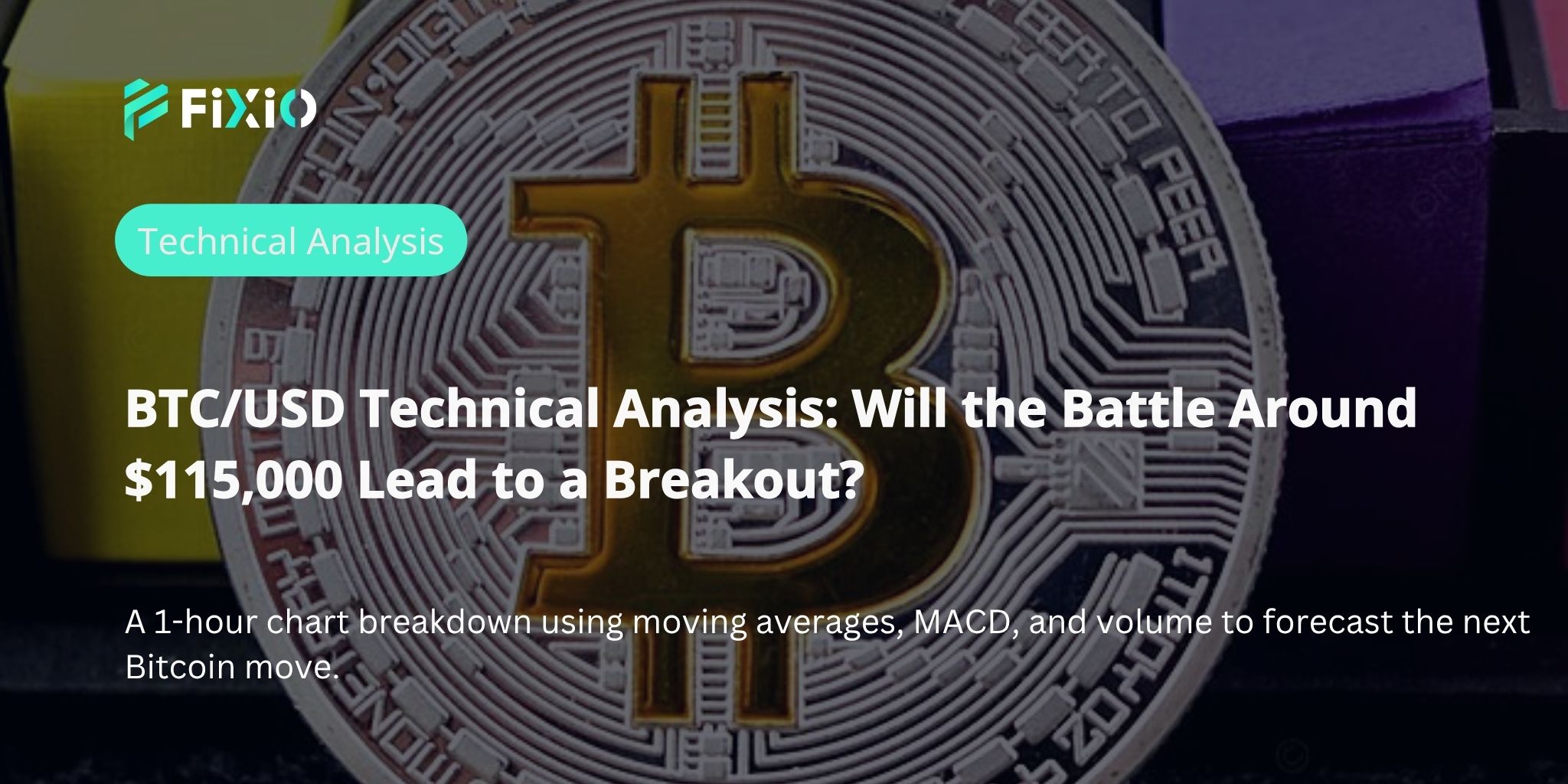 BTC/USD Technical Analysis (1-Hour Chart): Battle Around $115,000 – What’s Next?