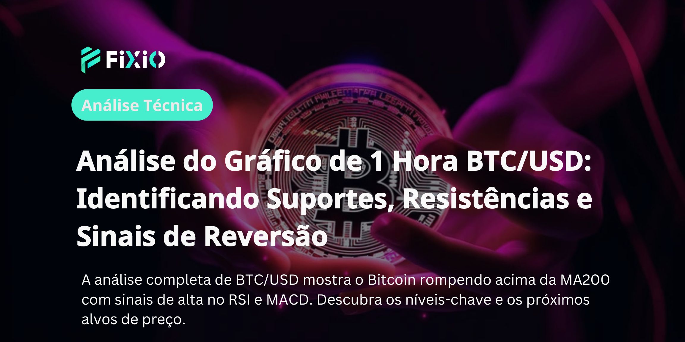 Análise Técnica BTC/USD | Forte Tendência de Queda e Sinais de Reversão de Curto Prazo no Gráfico de 1 Hora