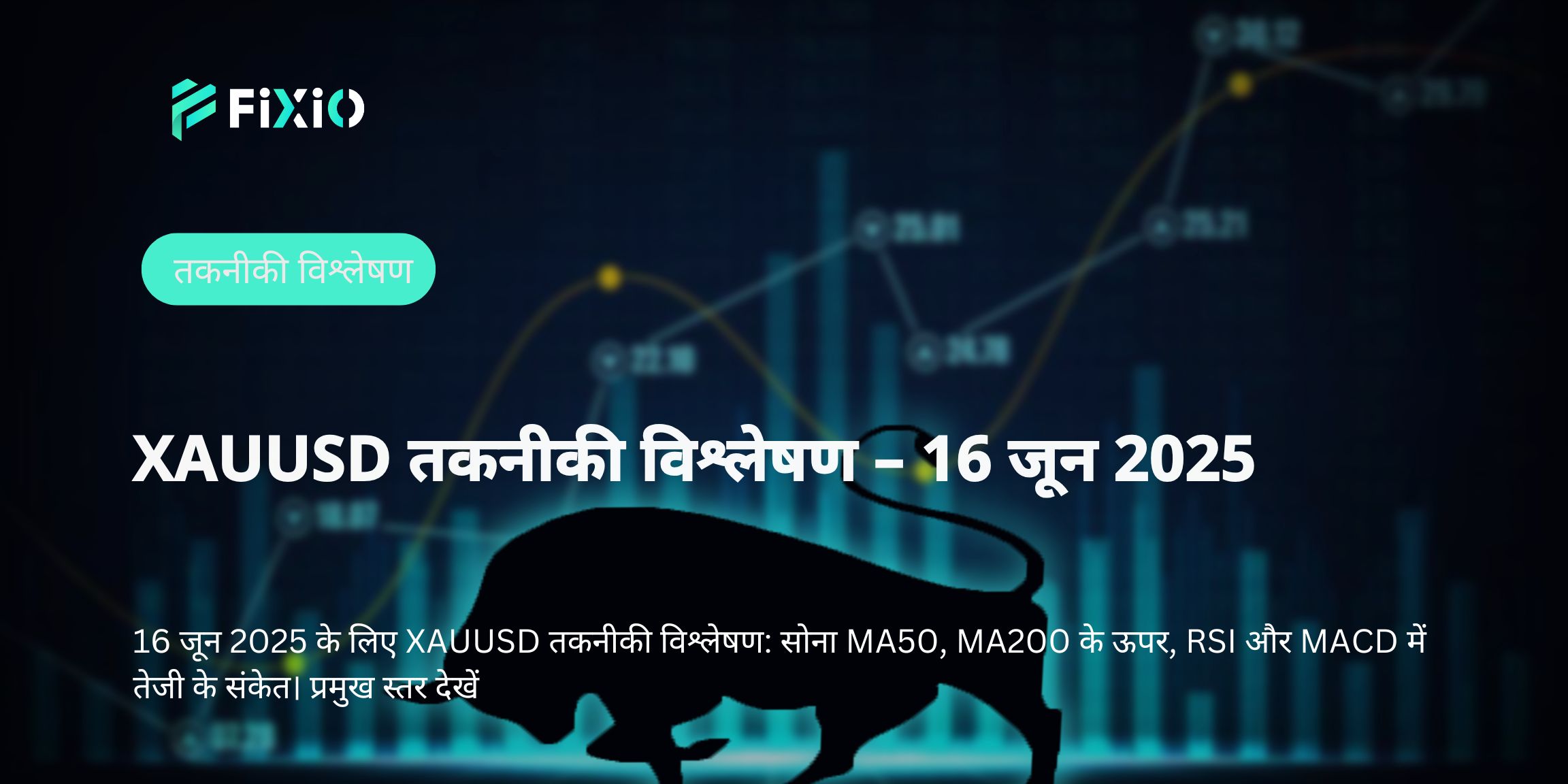 XAUUSD तकनीकी विश्लेषण – 16 जून 2025