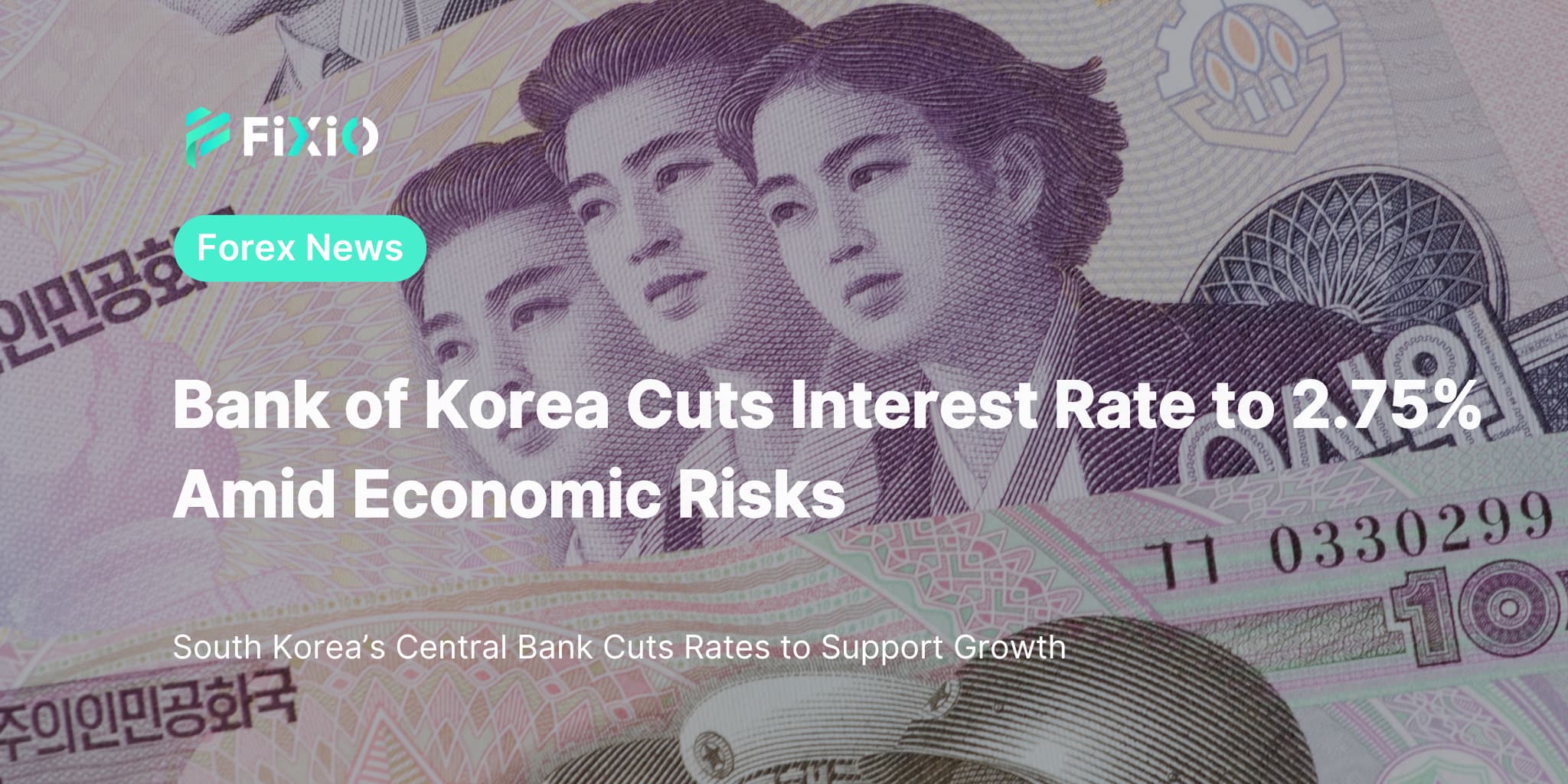 Bank of Korea Cuts Interest Rate to 2.75% Amid Economic Risks