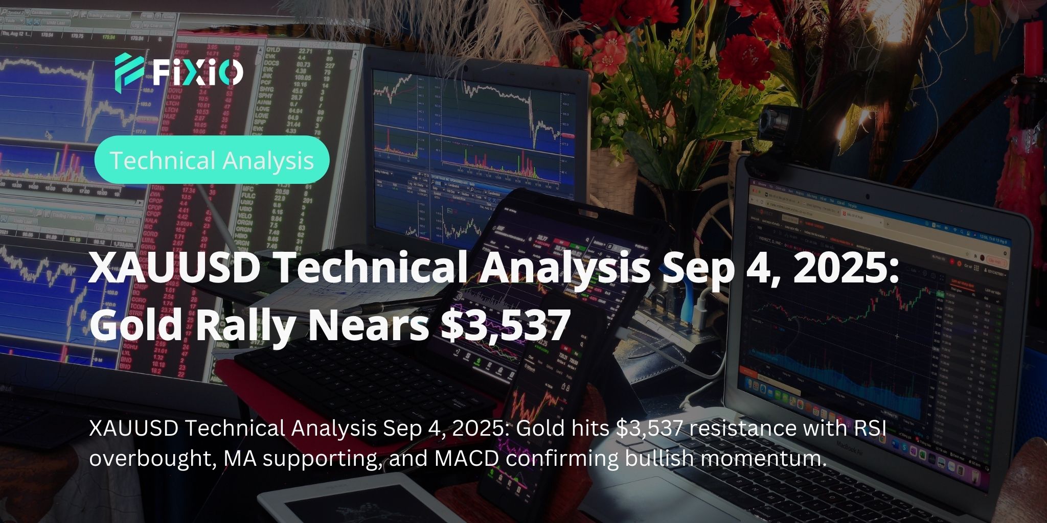 XAUUSD Technical Analysis Sep 4, 2025: Gold Rally Nears $3,537