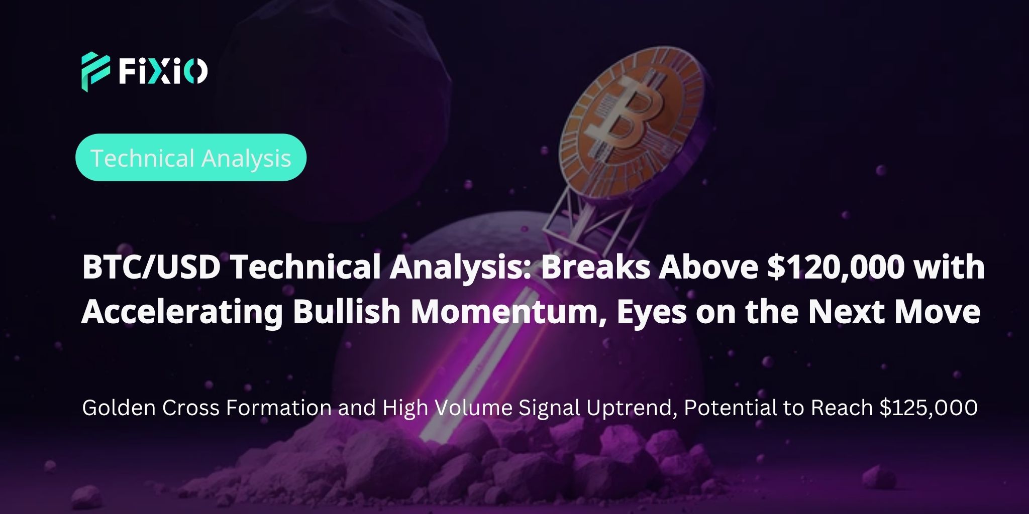 BTC/USD Technical Analysis (1-Hour Chart): Breaks Above $120,000, Bullish Momentum Accelerates Towards Next Target
