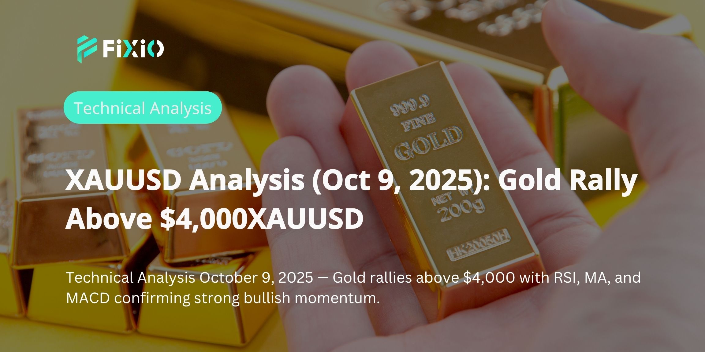 XAUUSD Analysis (Oct 9, 2025): Gold Rally Above $4,000