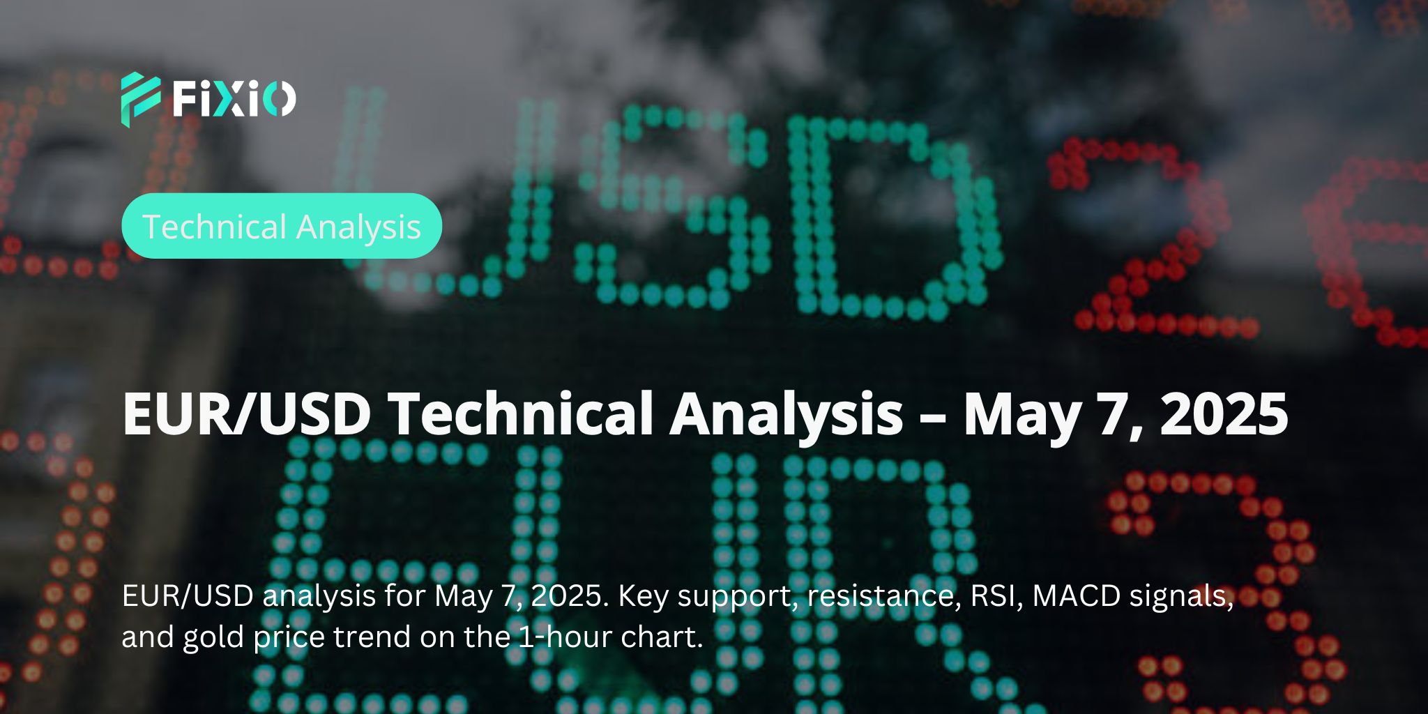 【EUR/USD】1-Hour Chart Analysis - May 7, 2025
