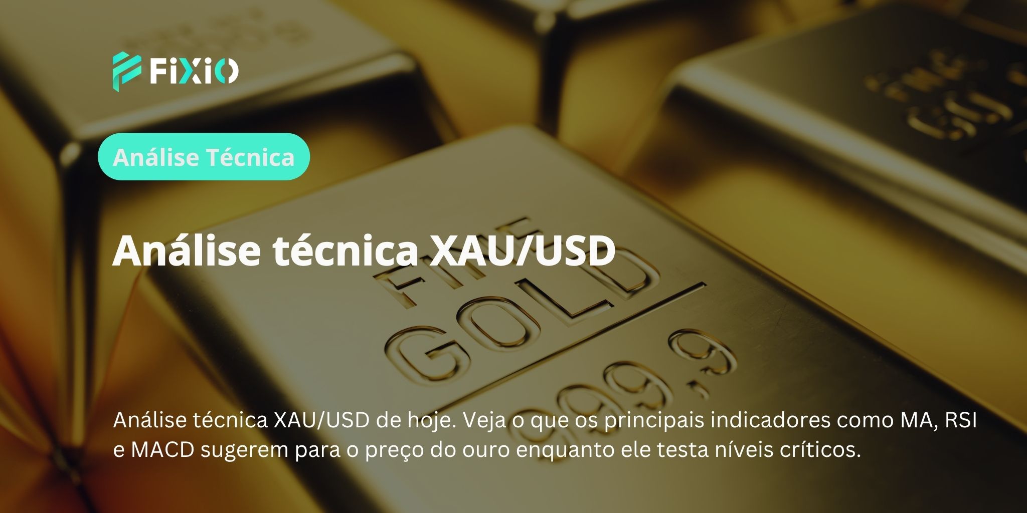Análise técnica XAU/USD