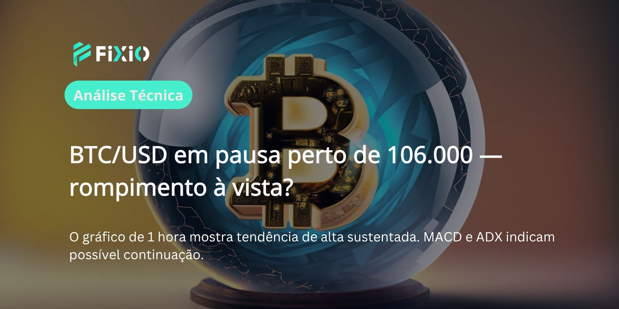 Análise Técnica BTC/USD (1H): Próximo dos US$106.000 – Não Perca o Próximo Breakout